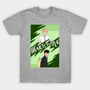 Nick and Charlie - heartstopper comic redraw T-Shirt